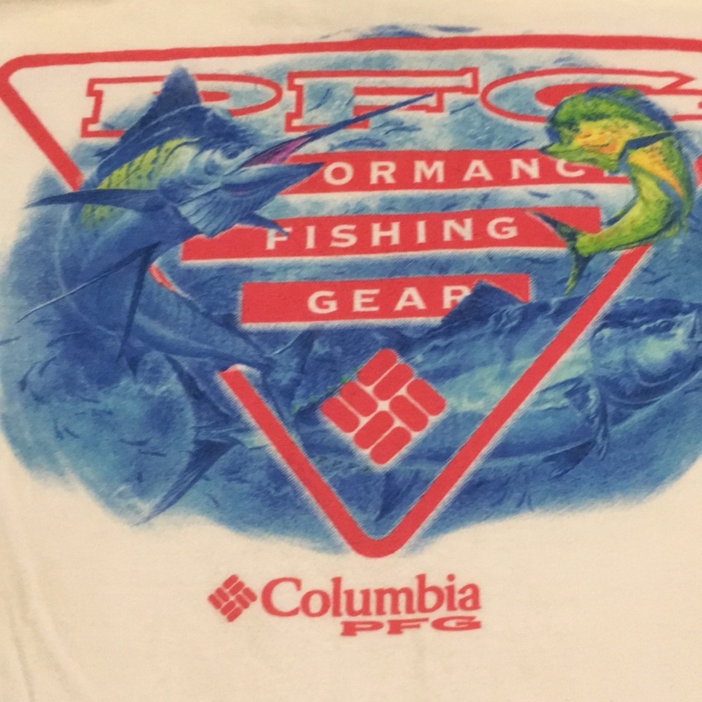Columbia Tshirt white L - Picture 5 of 5